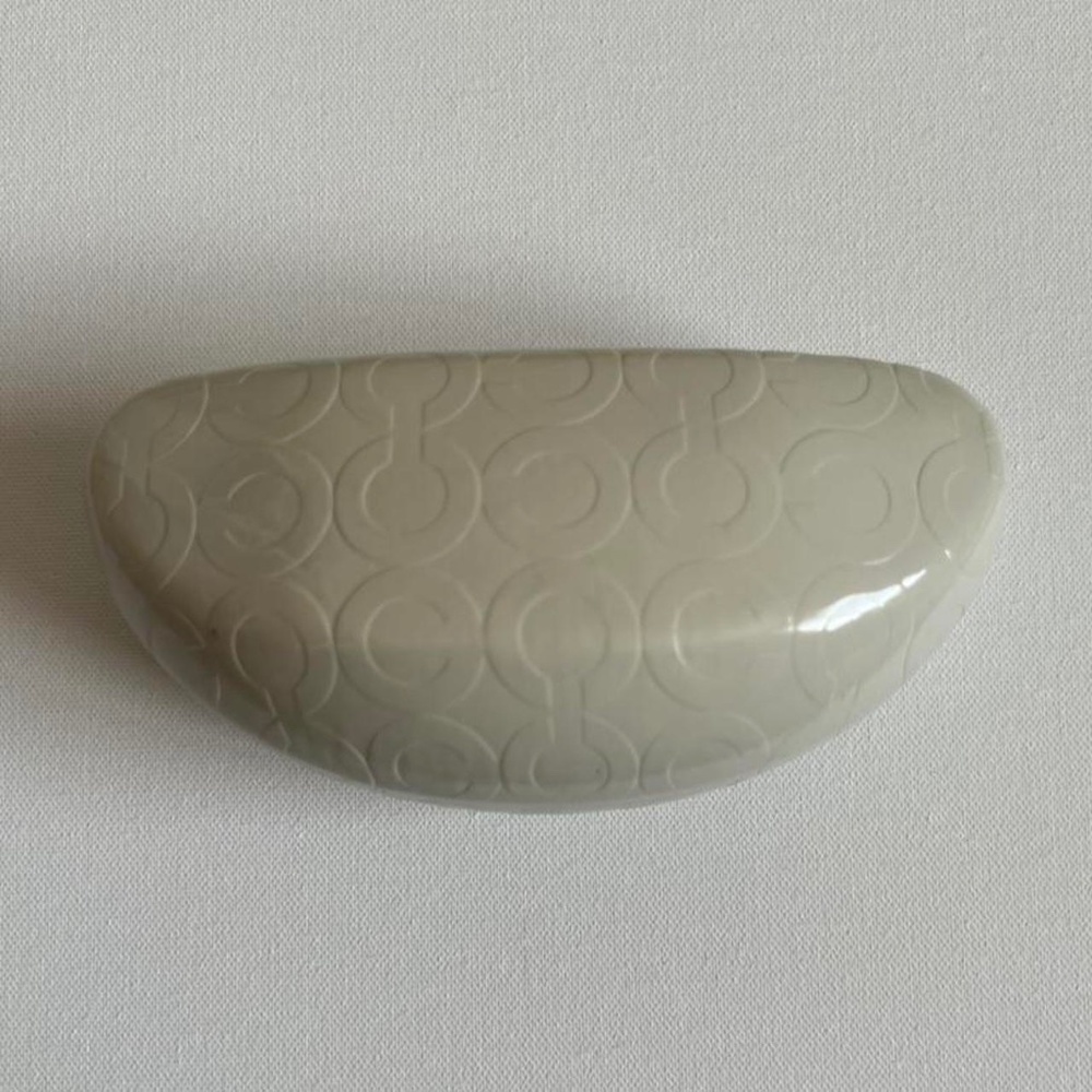 White Coach sunglasses case